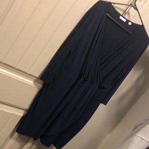 NY&Co Navy Wrap Style Dress. Size XXL